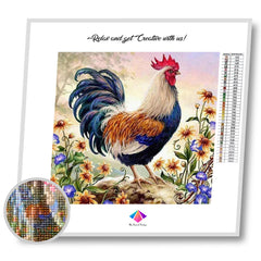 My Rooster Diamond painting kit