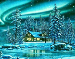 Nordic Escape Diamond painting kit