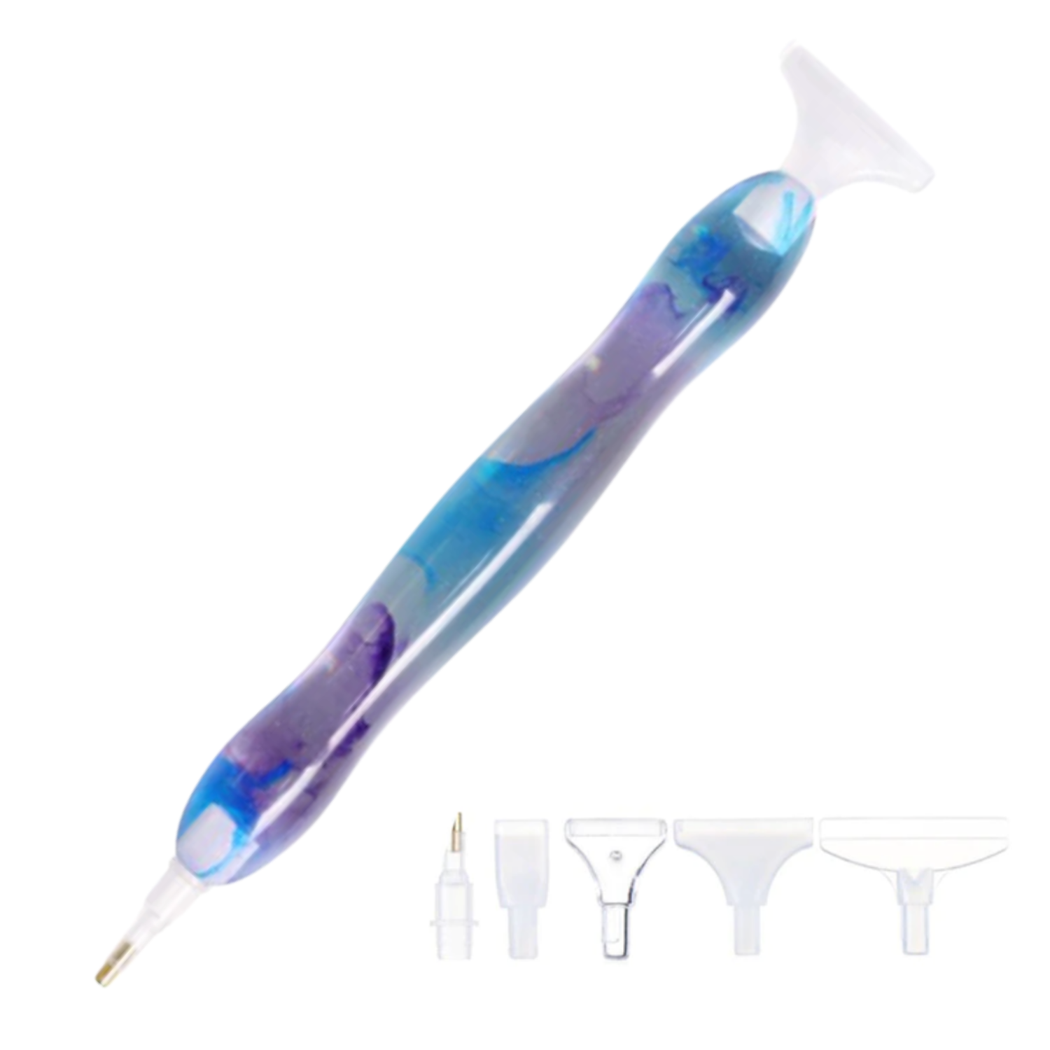 Colorful and Glittery Resin Pens