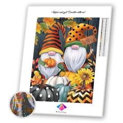 Fall Gnomes Diamond painting kit