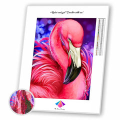 Femme Flamingo Diamond painting kit