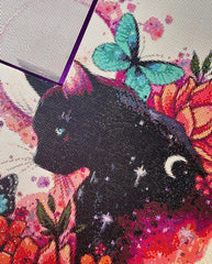 Midnight Cat Diamond painting kit