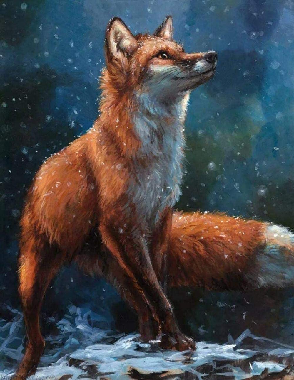 Red Fox Diamond Painting Kit