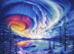 Aurora Skies Diamond painting kit