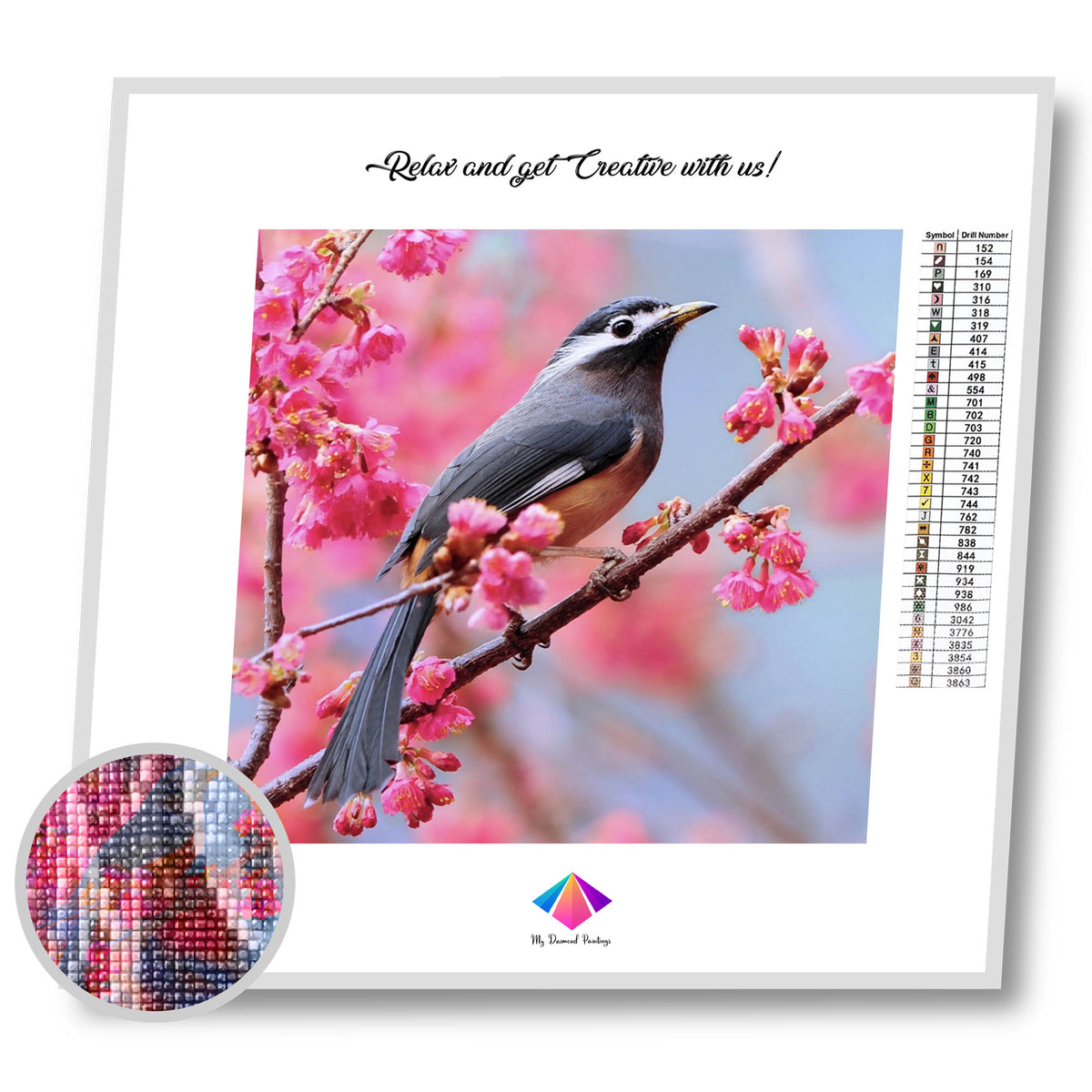 Spring Bird Diamond Painting Kit