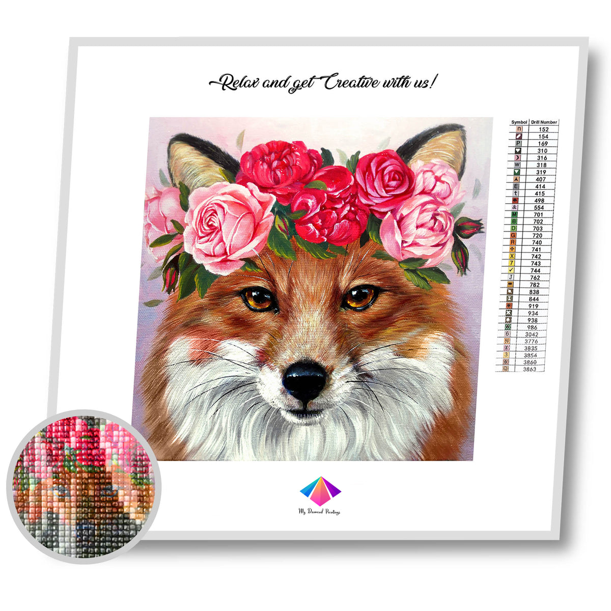 Foxy Lady Diamond painting kit