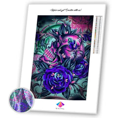 Roses in Death Diamond Painting Kit