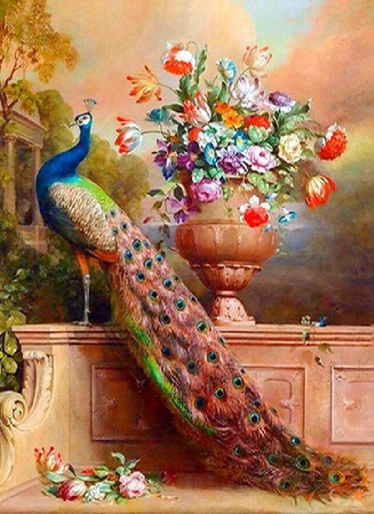 Majestic Peacock Diamond painting kit