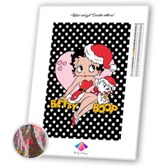 Christmas With Betty Boop Diamond painting kit