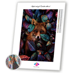 Metal Fox Diamond painting kit