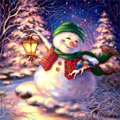 Christmas Snowman Diamond painting kit