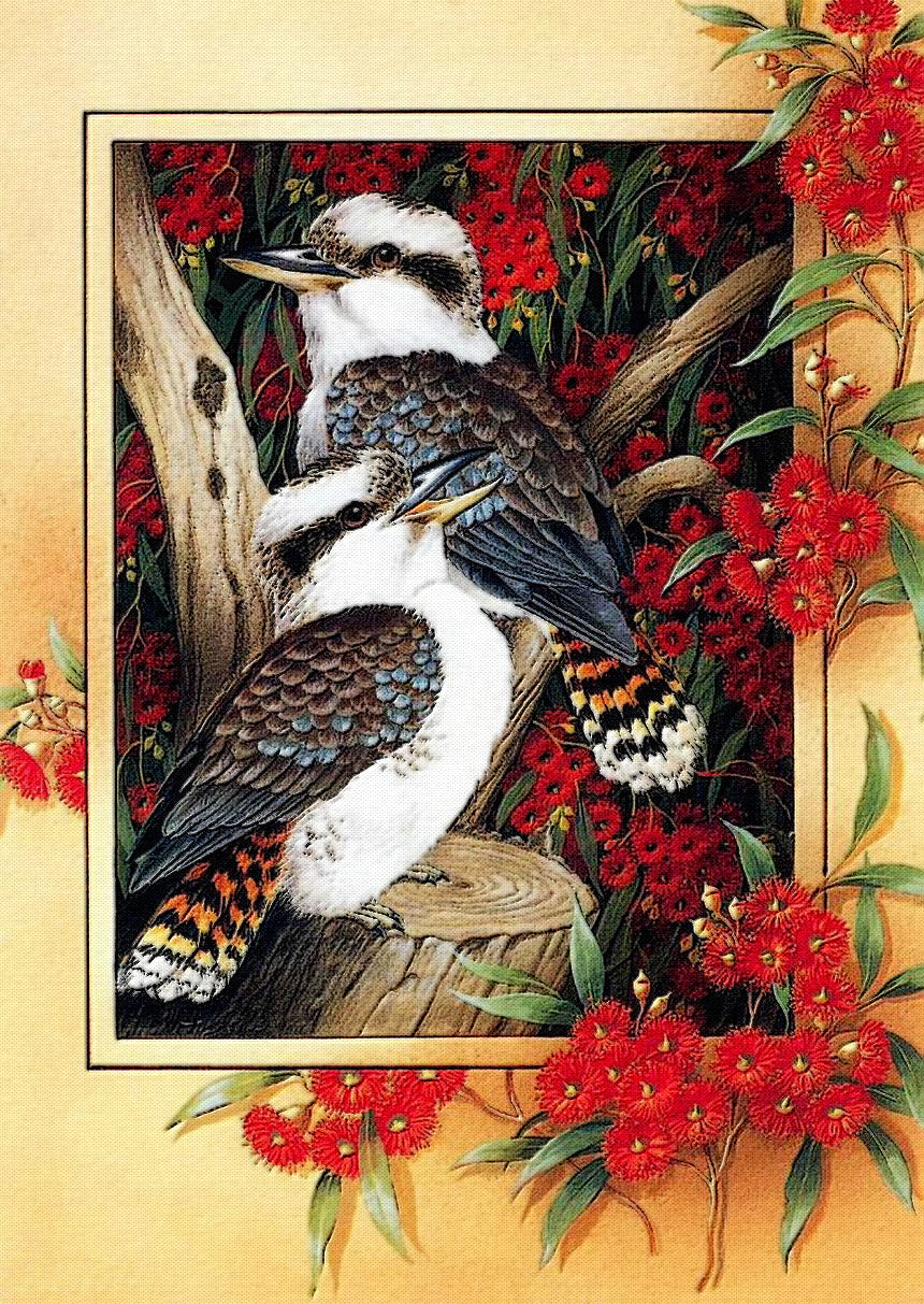 Australian Kookaburras Diamond painting kit