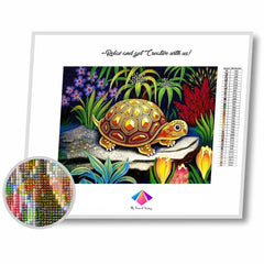 Jungle Turtle Diamond painting kit