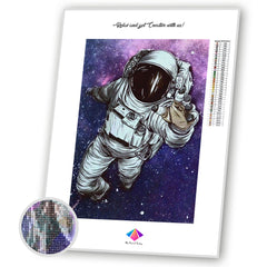 Space Walk Diamond Painting Kit