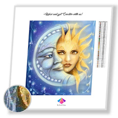 Sun and Moon Diamond Painting Kit