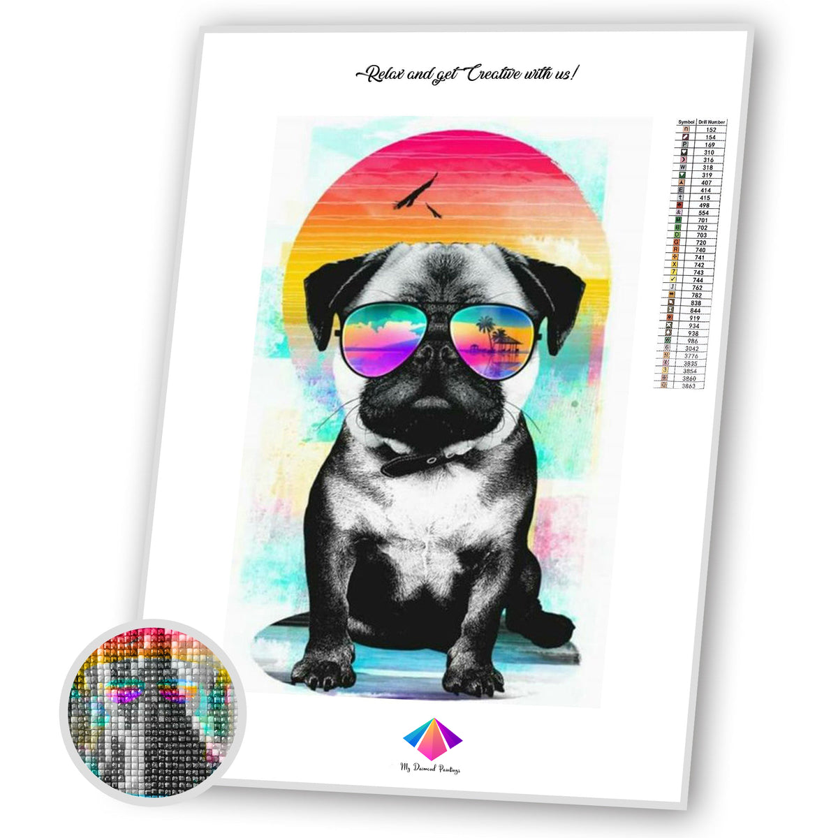 Pugalicious Diamond Painting Kit