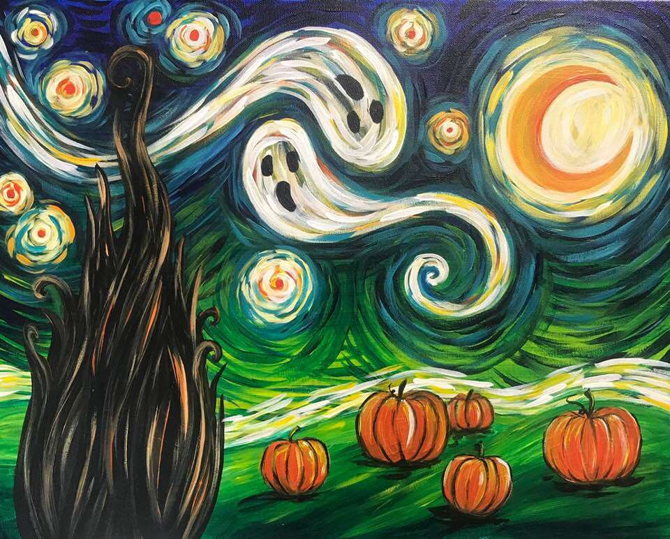 Halloween Ghosts Diamond painting kit