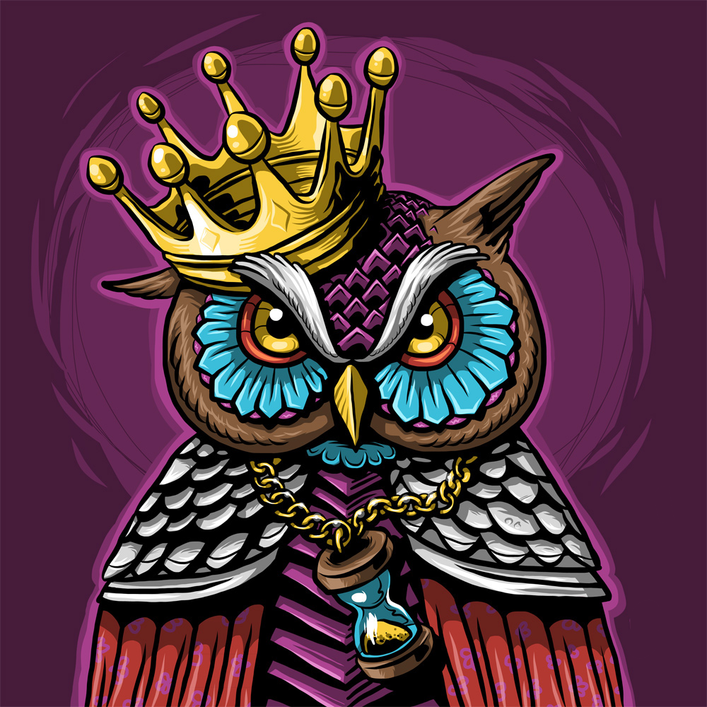 Owl King Diamond Painting Kit