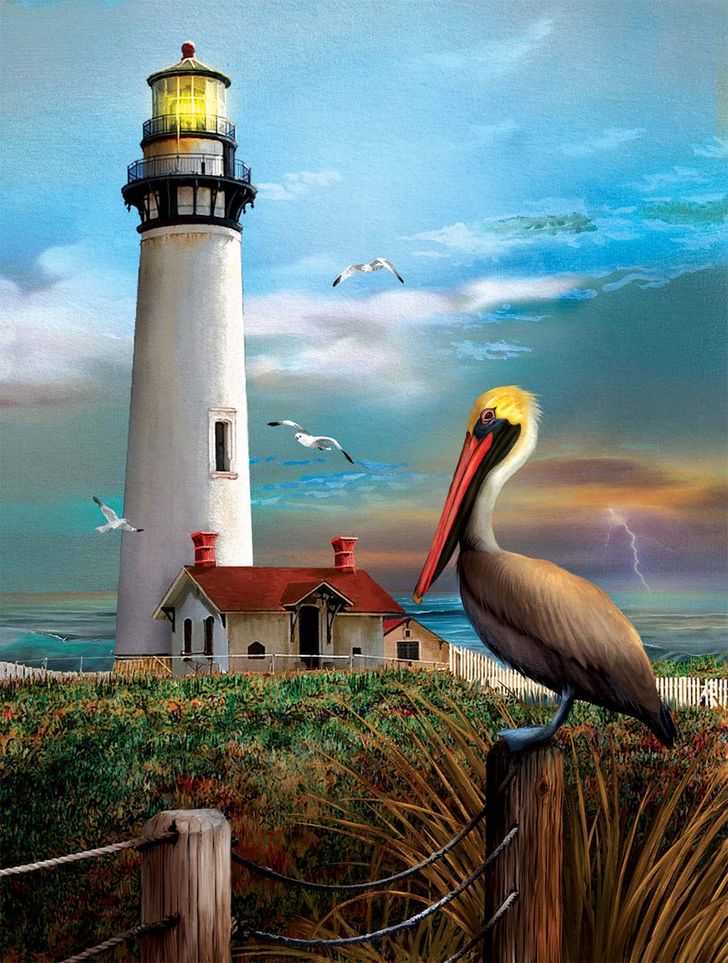 Lighthouse Friends Diamond painting kit