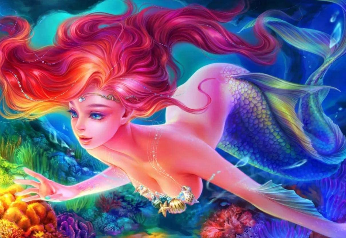 Her Underwater World Diamond painting kit