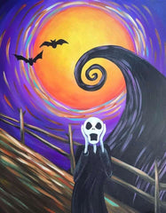 The Scream on Halloween Diamond Paintings Kit