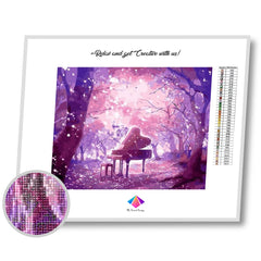 Music in The Forest Diamond painting kit