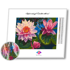 Lotus Flowers Diamond painting kit