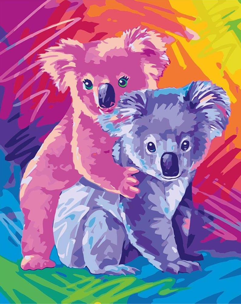 Koalas in Color Diamond painting kit