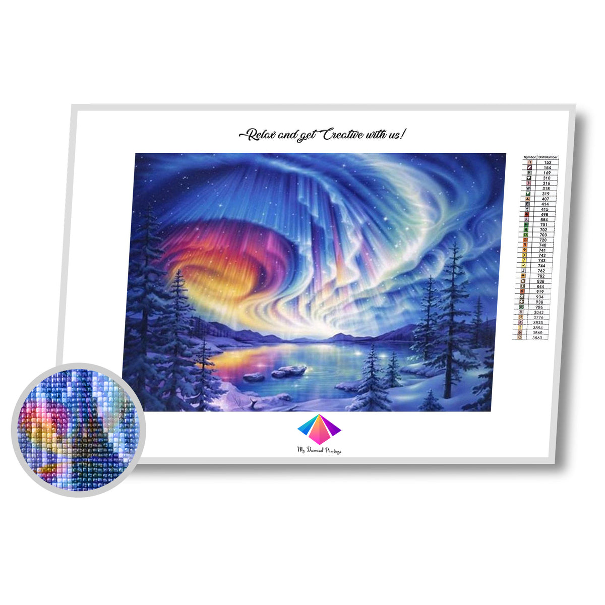 Aurora Skies Diamond painting kit