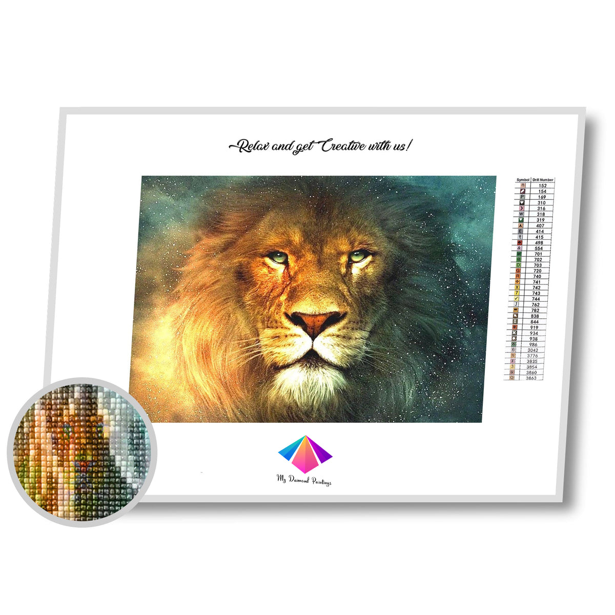 Big Cat Diamond painting kit