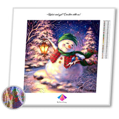 Christmas Snowman Diamond painting kit