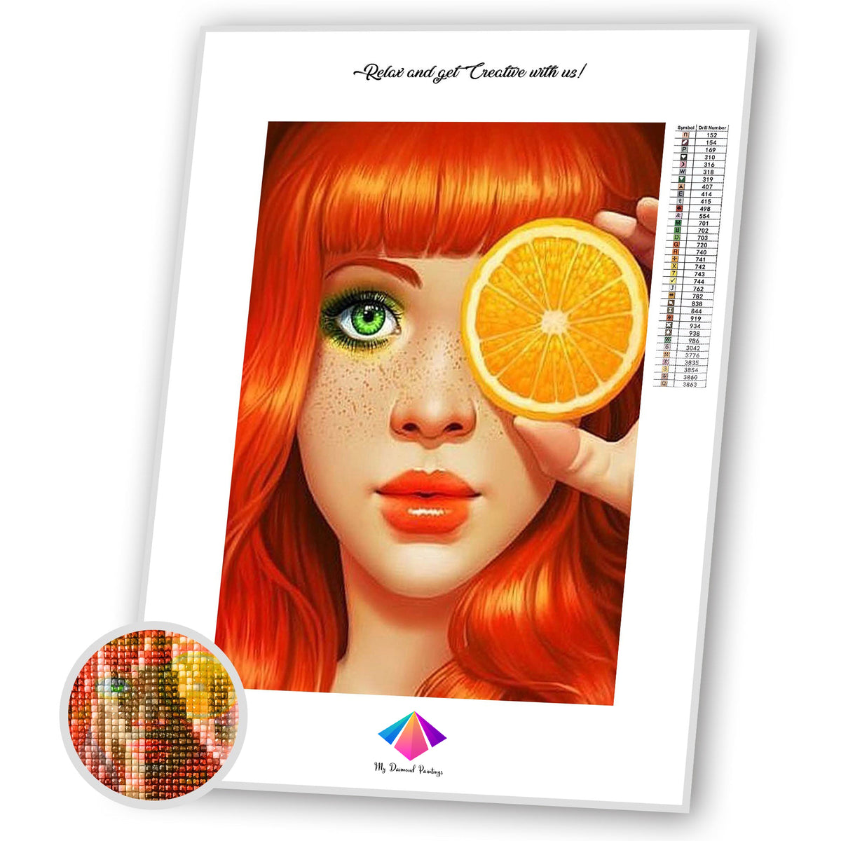 Citrus Dreamer Diamond painting kit