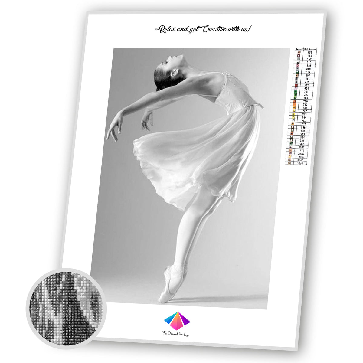 Classic Ballerina Diamond painting kit