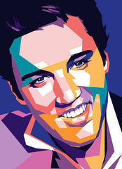 Elvis in Mauve Diamond painting kit