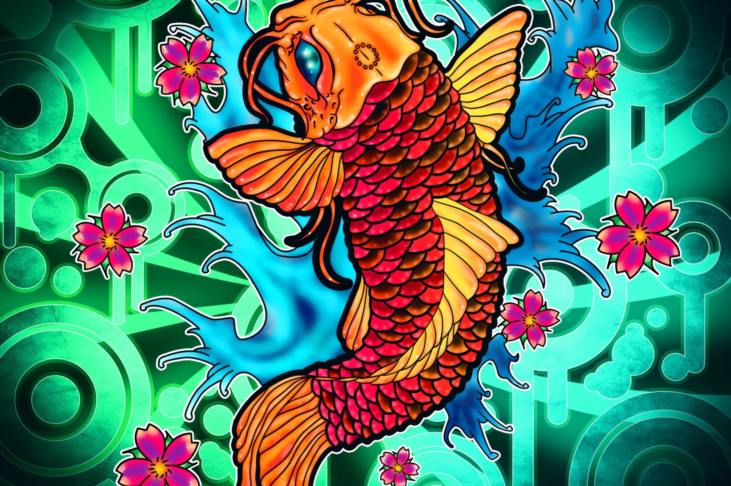 Koi Power Diamond painting kit