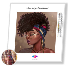 Curls For Days Diamond painting kit