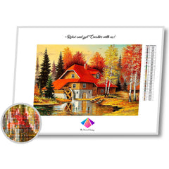 Fall Barnyard Diamond painting kit