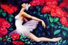 Floral Ballerina Diamond painting kit