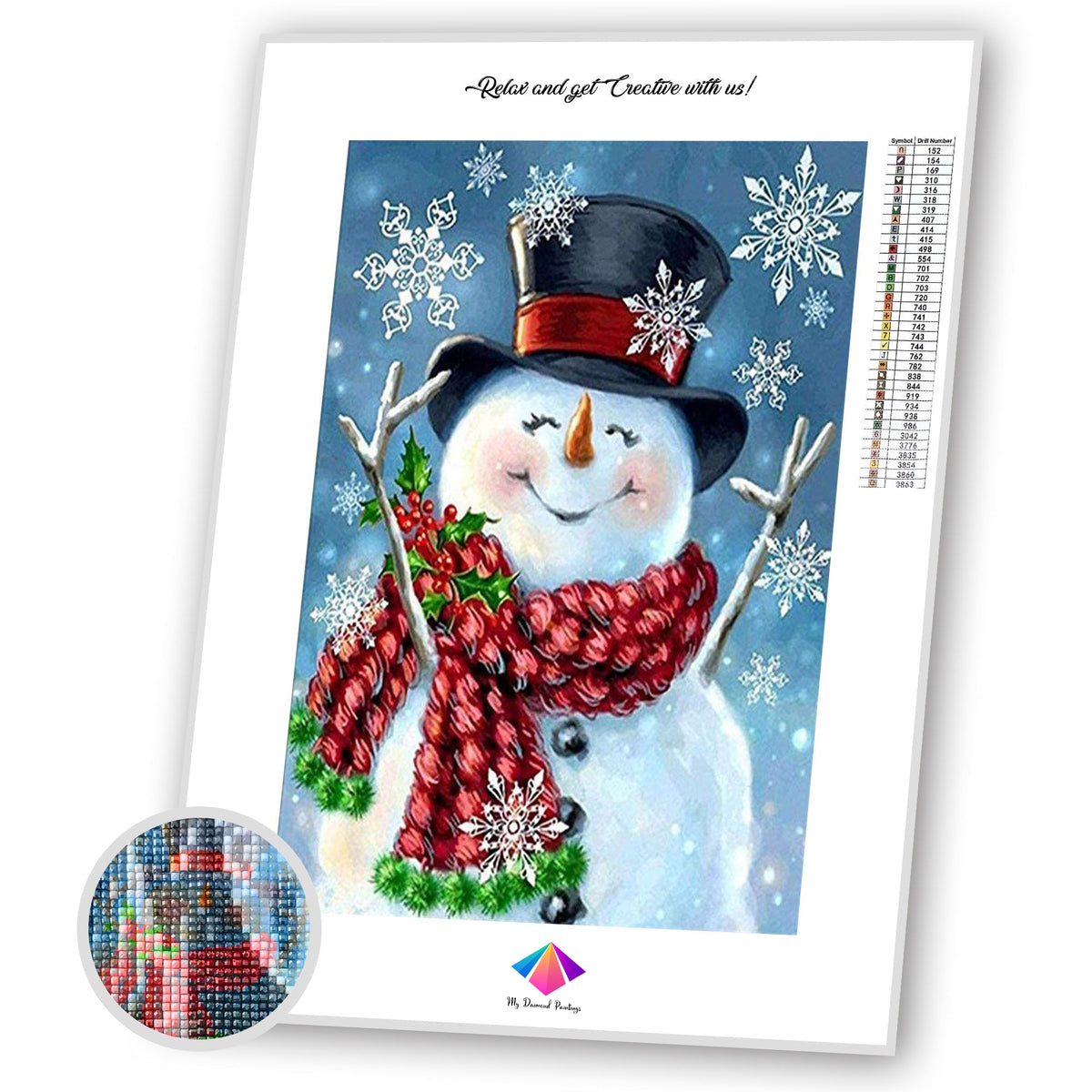 Fun in The Snow Diamond painting kit