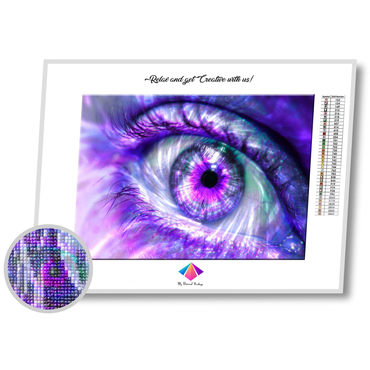 Galactic Eye Diamond painting kit