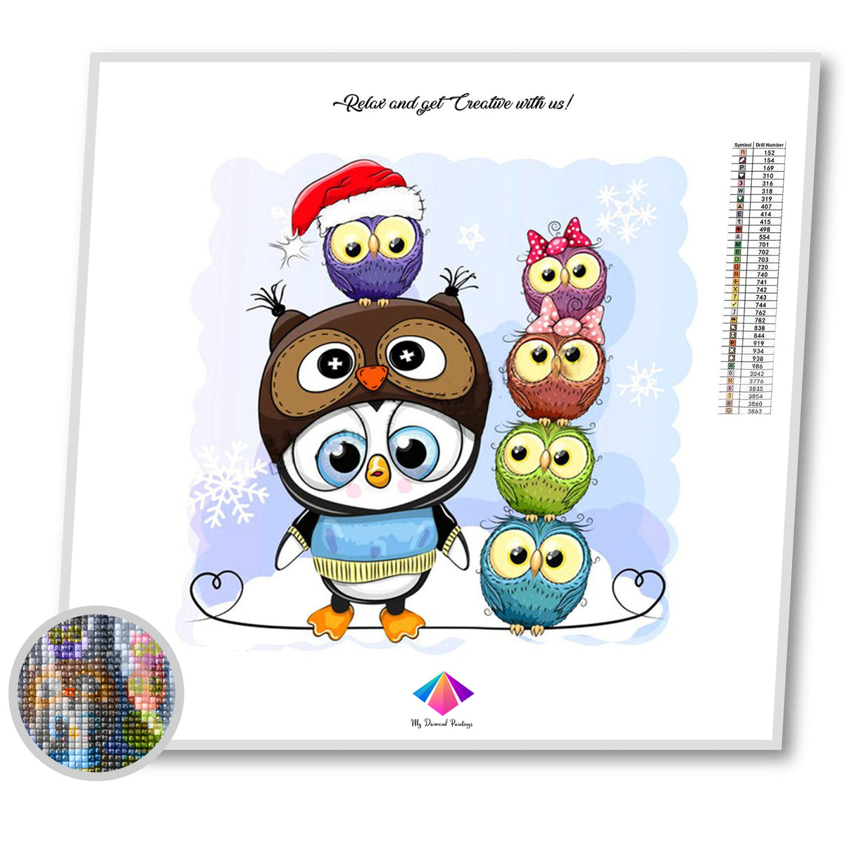 Hoot Hoot Diamond painting kit