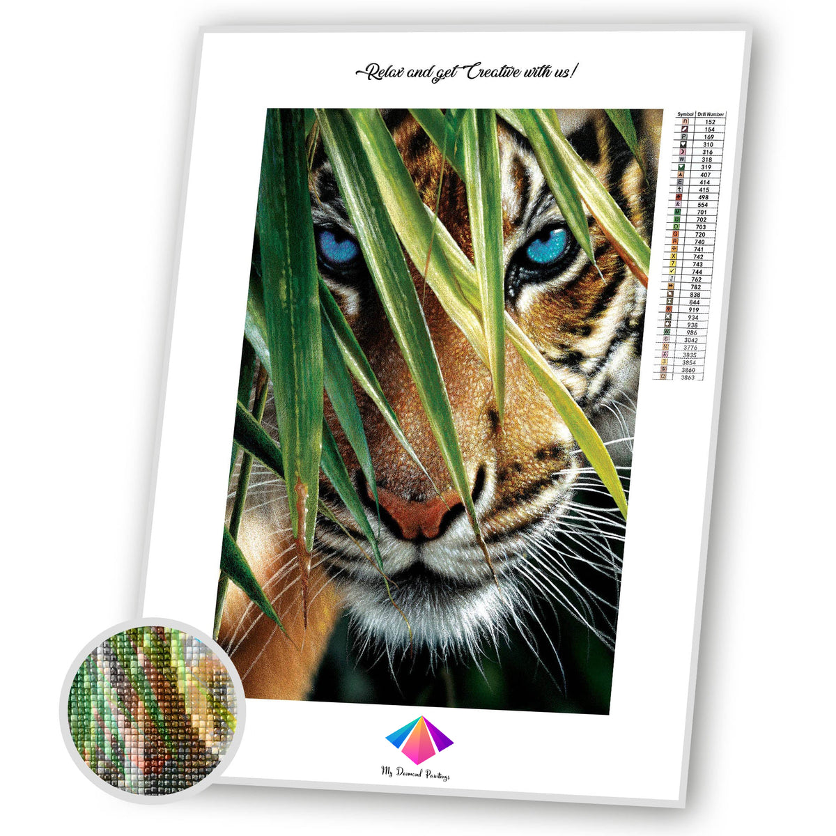 Jungle Eyes Diamond painting kit