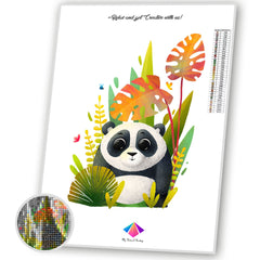 Jungle Panda Diamond painting kit