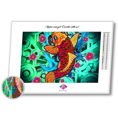 Koi Power Diamond painting kit