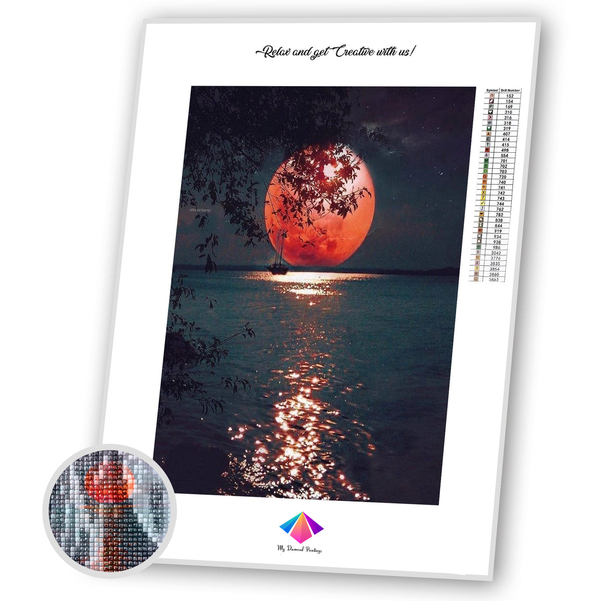 Last Blood Moon Diamond painting kit