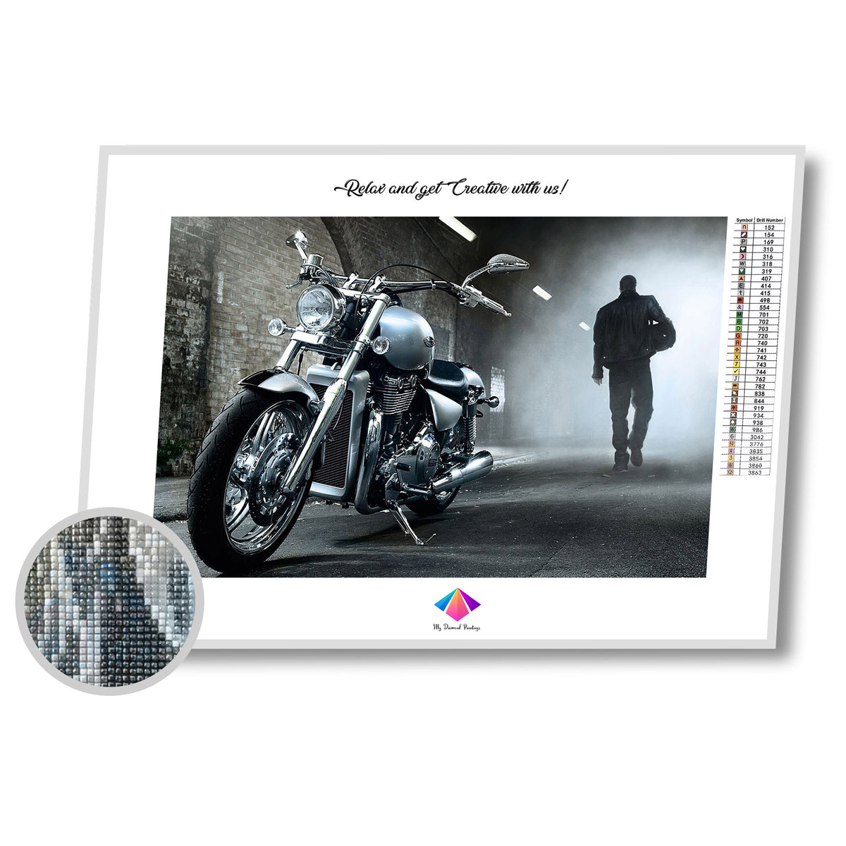 Lone Rider Diamond painting kit