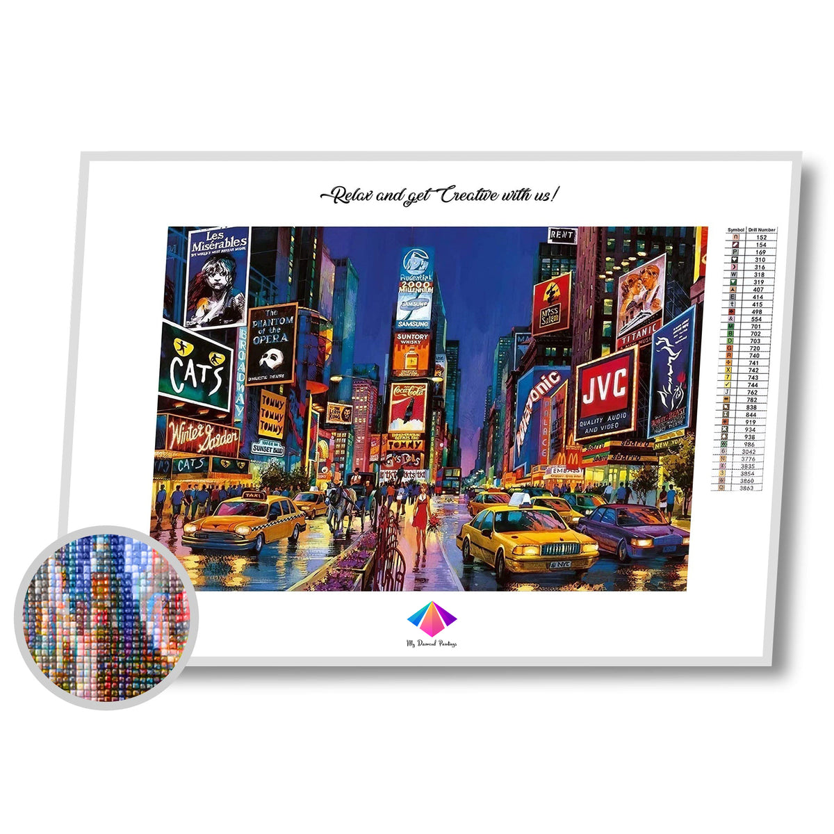 NYC Diamond painting kit