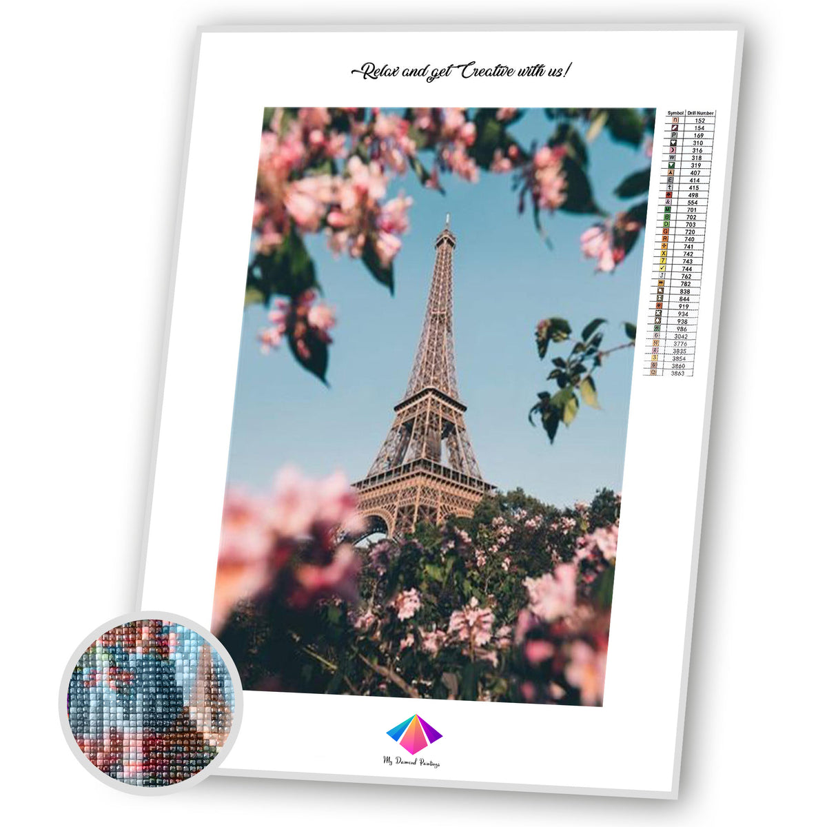 Paris in Bloom Diamond Painting Kit