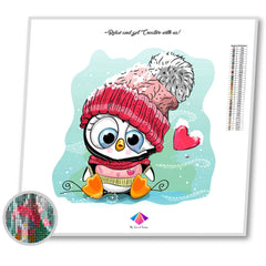 Pickles The Penguin Diamond painting kit