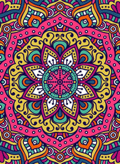 Mustard Mandala Diamond painting kit